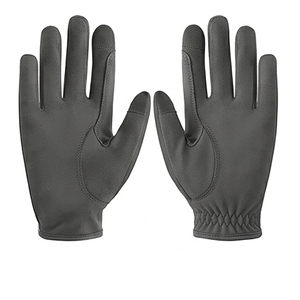 Gants d'équitation tendance : le meilleur produit du fabricant de vêtements équestres – Gants de protection en cuir confortables et faciles à ajuster - Product Image 1