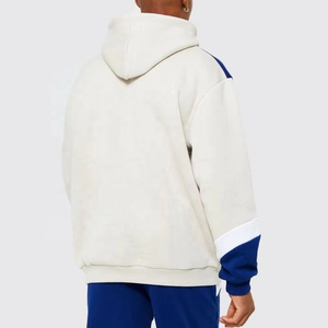 Nouveauté : Sweat à capuche brodé pour homme, personnalisable avec logo, en molleton respirant, mélange de coton, avec poche kangourou, modèle double. - Product Image 2