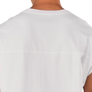 Débardeur blanc sans manches pour homme, coupe décontractée, bords bruts, idéal pour la gym, l'entraînement, l'été, le streetwear et la mode - Product Image 5