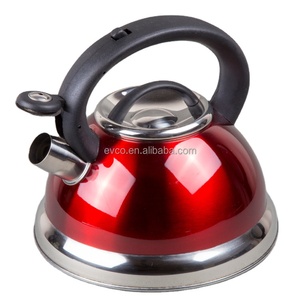 ¿Alexa 3,0 Qt? Hervidor de té de acero inoxidable, Color Cranberry - Product Image 1