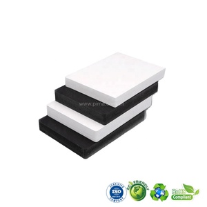 Black white 15mm PVC WPC <b>Foam</b> Board 0.6 g/cm Density <b>Waterproof</b> Moulding Panels for Cabinet Interiors and Advertising Displays - Product Image 2