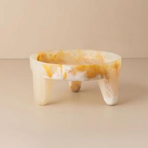 Tazón para Servir Ensaladas de Alta Calidad, Estilo Americano Familiar, Color Sólido, Resina Epoxi, Técnica Pulida - Product Image 6