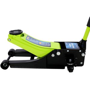 Martinetto idraulico da pavimento verde da 4 tonnellate (8000 libbre) con gamma di sollevamento da 2,5 a 20 pollici, carrello di servizio a basso profilo per auto - Product Image 4