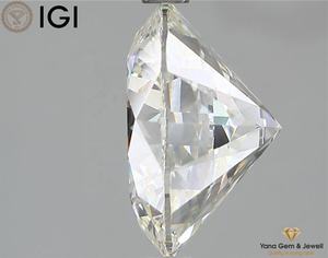Certificado por IGI 4.80 CT. Diamante CVD Cultivado en Laboratorio, Corte Redondo, Color G, Claridad VVS2, 10.89-10.97mm, Ideal para la Creación de Joyas - Product Image 3