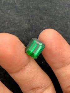Natural <b>Green</b> Tourmaline Gemstone Loose Stone Faceted Cut Crystal For Jewelry Making <b>Ring</b> Pendant Necklace Crystal - Product Image 3
