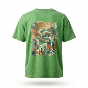 เสื้อยืดผู้ชายลายธงชาติวินเทจ ผ้าฝ้าย 100% แขนสั้น คอกลม พิมพ์ลายด้านหน้า สไตล์รักชาติ น้ำหนัก 240 กรัม ทรงปกติ เหมาะสำหรับงานโปรโมชั่น - Product Image 2