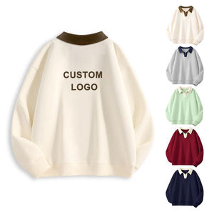 Premium Quality <b>Jumper</b> Oversized 330 Grams Drop Shoulder Sublimation Embroidery French Terry Sweatshirt Custom Winter - Product Image 2