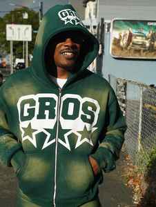 Ensemble survêtement personnalisé délavé Ensemble survêtement à capuche avec fermeture éclair Ensemble pantalon de survêtement et sweat à capuche évasés avec lavage à l'acide - Product Image 5