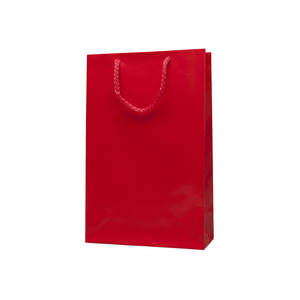 Sac de transport pour bouteille de vin en papier épais imprimé argenté, emballage de bouquet à emporter en gros, sac cadeau pour bouteille de vin - Product Image 5