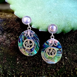 Boucles d'oreilles fines en argent sterling plaqué or corail NY-ER160-Silver ensemble de bijoux de mode accessoires pour femmes filles fête - Product Image 3