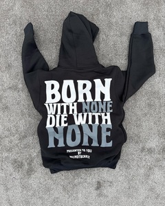 Sudadera con Capucha Extra Grande para Hombre, Lavada al Ácido, Estilo Vintage, Corte Deshilachado, Diseño Gráfico, Ropa Urbana, 100% Algodón para Invierno - Product Image 1