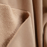 Tissu polaire tissé de qualité supérieure, léger, résistant à l'abrasion et brossé, couleur unie, pour vêtements de sport