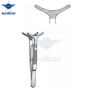 Pinzas Walter de 8 cm / 3-1/4 Pulgadas para Agarrar Párpados, Instrumento Quirúrgico Fino de Acero Inoxidable para Cirugía Oftálmica de Párpados - Product Image 2