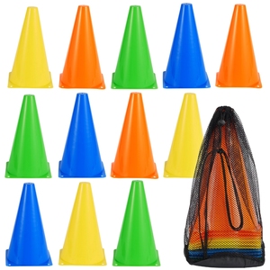 Conos altos de plástico para práctica de fútbol al aire libre, conos deportivos de plástico de alta durabilidad, conos de entrenamiento para campos deportivos, para academias deportivas - Product Image 6