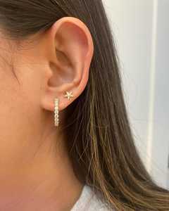 Pendientes de Aro con Diamantes de 1 Quilate, Oro Sólido de 14k/18k, Corte Redondo, Diamantes Cultivados en Laboratorio, Diseño Elegante y Lujoso para Uso Diario - Product Image 6