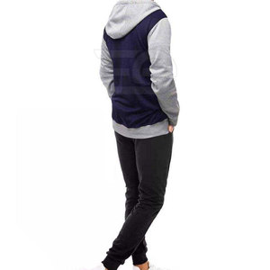 Conjunto Deportivo Informal de Invierno para Hombre, con Capucha y Cordón Ajustable, Ecológico, 100% Algodón, Cómodo para Entrenamiento, Gimnasio y Running - Product Image 3