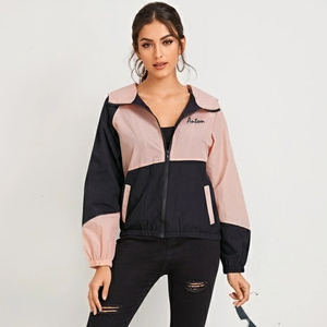 High Quality Womens Winter <b>Jacket</b> Zipper-lightweight Breathable Waterproof Windbreaker Hooded For Outdoor Solid Water Resistant - Product Image 4