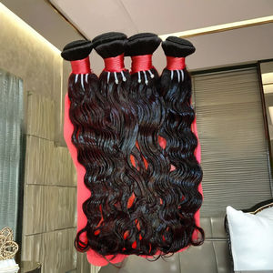 Proveedor de cabello de templo indio crudo de la India, vendedores de cabello indio virgen natural de cabello crudo, extensiones de cabello indio Remy 100% cabello humano - Product Image 1