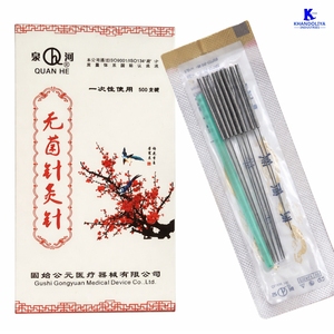 Aiguilles d'acupuncture K-Star KAN25, paquet de 500 pièces, aiguilles d'acupuncture jetables stériles 0,25x25mm - Product Image 3