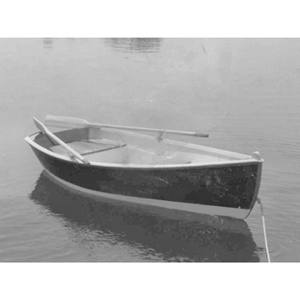 Bateau Atkin Carryme 9 pieds, construit sur mesure, bateau à rames classique en bois, composite en fibre de verre, léger, petit voilier - Product Image 3