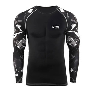 Rashguard de sublimation en tissu doux à séchage rapide, coupe extensible, pour sports nautiques et plage - Product Image 1