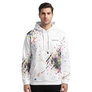 Sudadera con Capucha Sublimada Personalizada para Hombre, Transpirable, de Poliéster y Algodón, con Bolsillos, para Gimnasio, Fitness y Entrenamiento - Product Image 5