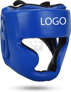 Protège-tête en cuir PU à prix abordable, protection intégrale du visage pour l'entraînement et les combats de MMA - Product Image 5