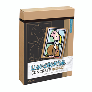 Kit d'art mural en béton DIY – Ensemble de peinture abstraite sur ciment pour la décoration de la maison, kit d'art artisanal pour adultes - Product Image 6