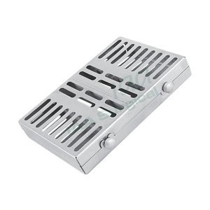 Cassette Profesional para Instrumentos Manuales con Inserciones de Silicona de Colores, Autoclavable, Diseño Perforado, Fácil Limpieza, Certificado CE - Product Image 1