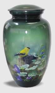 Modern Handmade Metal Adult Cremation Urn for Human Ashes | Customizable Capacity Funeral <b>Memorial</b> Tabletop <b>Vase</b> Wholesale - Product Image 2