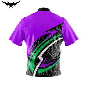 Camisetas de Boliche Personalizadas de Manga Corta - Alta Calidad, Unisex, Elásticas en Cuatro Direcciones, Secado Rápido, Ecológicas, Sublimadas, Venta al Por Mayor - Product Image 6