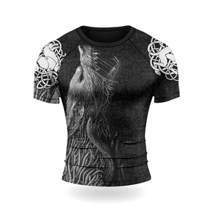 Nouveau design, fabrication sur mesure, rashguard pour homme de haute qualité, nouvelle arrivée, rashguard à manches courtes pour homme - Product Image 1