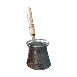 หม้อกาแฟและชาตุรกีทรงกลมทำมือ ขนาดสั่งทำได้ ขายดี ชุบทอง ทำจากอะลูมิเนียม - Product Image 4