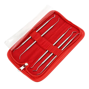 Kit de 5 instruments dentaires manuels en acier inoxydable de haute qualité pour composite, spatules et couteaux de restauration - Product Image 1