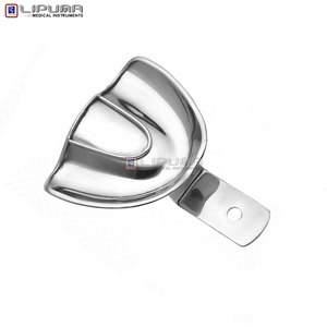 Bandeja de Impresión Dental Premium con Borde U1 Sólido (superior) Talla XL de Acero Inoxidable Reutilizable Autoclavable Sin Perforaciones - Product Image 6
