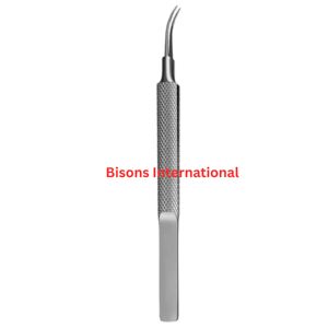 Pinzas de Sutura Tennant Profesionales de Alta Calidad BISONS, Instrumento Quirúrgico Oftalmológico de Acero Inoxidable con Puntas Rectas y Curvas OEM - Product Image 2