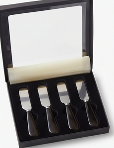 4 Piece Cheese <b>Knife</b> Set Stainless Steel Blade Wood Handle <b>Butter</b> <b>Spreader</b> <b>Knives</b> Durable Kitchen Tools - Product Image 6