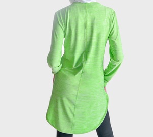 Camiseta Modest para Mujer, Transpirable, para Exteriores, Manga Larga, Color Sólido, Venta al por Mayor, MOQ Bajo, Precio Bajo - Product Image 4