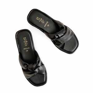 Zapatilla formal negra para mujer FR8315 Flats - Product Image 1