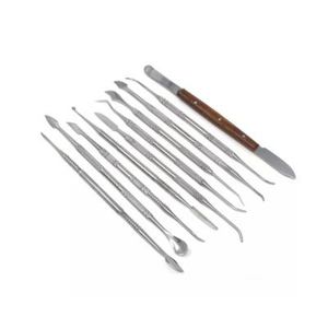 Premium Dental Wax <b>Modelling</b> Carvers Set for Laboratory Technician Use Manual Reusable Stainless Steel Dental Instruments <b>Kit</b> - Product Image 2