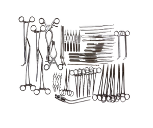 Juego de Cirugía Cardiovascular de Acero Inoxidable, 52 Piezas, Instrumentos Médicos Quirúrgicos, Kit Quirúrgico - Product Image 1