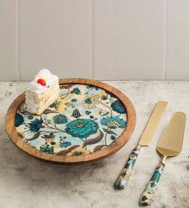 Support de présentation de pâtisserie en bois fait main avec finition lisse pour comptoir de pâtisserie et organisation de fête d'anniversaire - Product Image 5