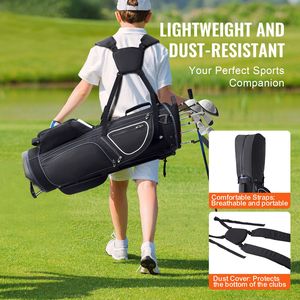 Borsa da Golf per Carrello con 14 Divisori, 11 Tasche, Leggera e Resistente, Manici Premium, Supporto per Carrello - Product Image 5