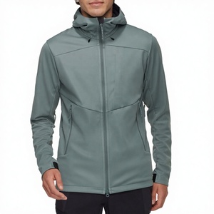 Chaqueta Softshell Impermeable, Cortavientos y Transpirable para Hombre, con Capucha y Cierre, para Uso Casual al Aire Libre - Product Image 1