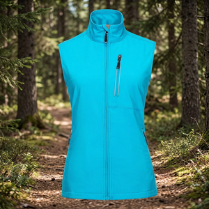 Chaleco Softshell Ligero Unisex, Cortavientos, de Secado Rápido, para Senderismo, con Cuello Alto, para Deportes al Aire Libre - Product Image 2