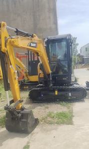 Excavatrice Sany SY35U 63 tonnes d'occasion de qualité supérieure |   Moteur OEM |   Seau de 0,12 mètre cube |   Pour les projets municipaux - Product Image 2