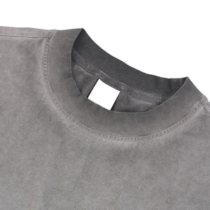 OEM Solid Men 100% Cotton Retro Hip Hop Streetwear Knitted Sleeveless O-<b>Neck</b> Sports Vest Fitness Running Plus Size Breathable - Product Image 6