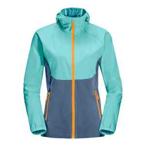 Veste de ski microshell 3 couches doublée personnalisée pour femme, coupe-vent avec logo personnalisé, veste en nylon de haute qualité, design de créateur - Product Image 4