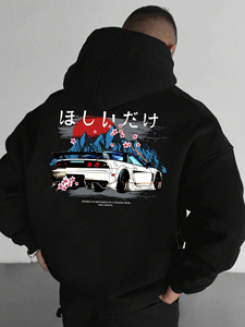 เสื้อฮู้ดดี้เดนิมผู้ชายแบบซิป ปักโลโก้ด้านหน้าตามสั่ง กระเป๋าใหญ่ คุณภาพสูง เป็นมิตรกับสิ่งแวดล้อม พิมพ์ลายด้วยความร้อน สำหรับฤดูร้อน ขายส่งแบบ ODM - Product Image 4