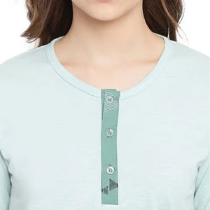 Conjunto de Verano Ecológico 100% Algodón, Corte Regular, Transpirable, Liso, Personalizado, Pantalones Cortos y Camiseta Estampados, Venta al Por Mayor - Product Image 6